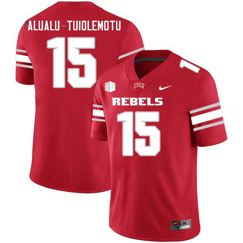 Blesyng Alualu-Tuiolemotu UNLV Jersey,UNLV Rebels Football Uniforms,Jerseys,Gears-Scarlet